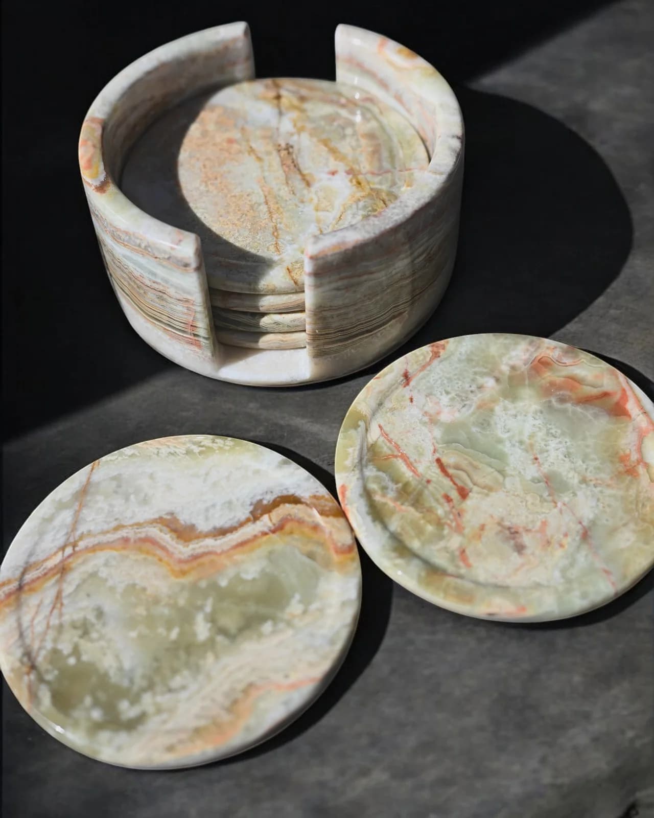 Stone Coaster Set